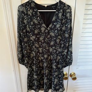 Madewell print dress size 2